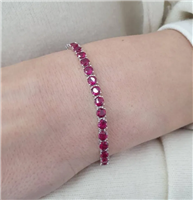 Bracciale Ti Sento Milano Donna Tennis in Argento Zirconia 2953RD - 2953RD